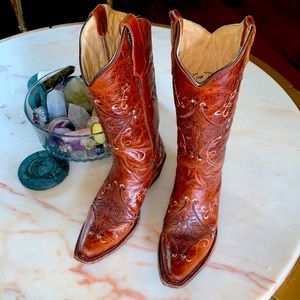 CIRCLE G leather western cowboy boots